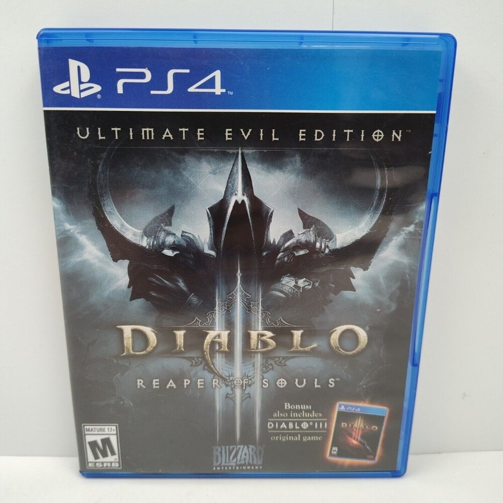 Diablo III: Ultimate Evil Edition (Playstation 4, 2014) PS4 Tested & Working